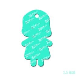 Little Girl acrylic blank (1.5 inch)