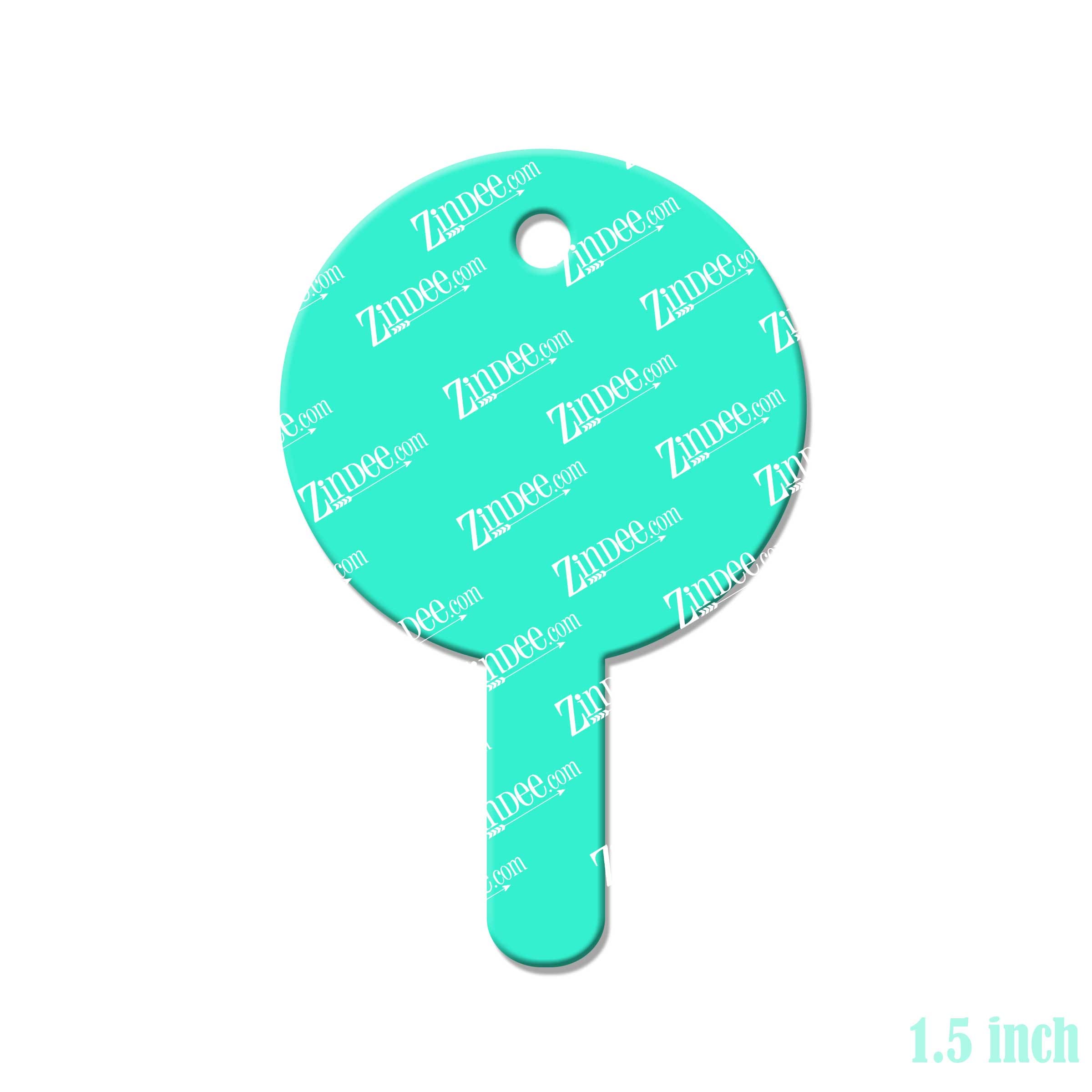 Lollipop acrylic blank (1.5 inch)
