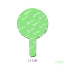 Lollipop acrylic blank (2 inch) NO HOLE