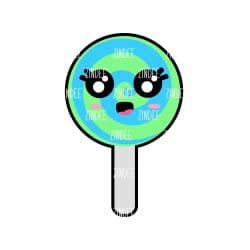 Alternative view of Lollipop acrylic blank (3 inch)