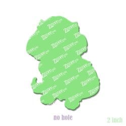 Long Haired Dachshund acrylic blank (2 inch) NO HOLE