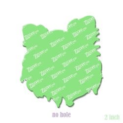 Long Haired Chihuahua Head acrylic blank (2 inch) NO HOLE (5 piece minimum)