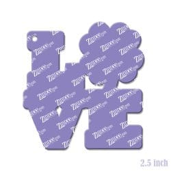Alternative view of Love Clover Acrylic Blank- Sticker- UV DTF (2.5 inch)