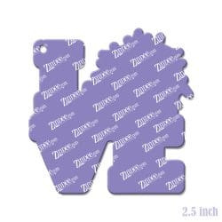 Alternative view of Love Crown of Thorns Acrylic Blank- Sticker- UV DTF (2.5 inch)