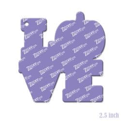 Alternative view of Love Pumpkin Acrylic Blank- Sticker- UV DTF (2.5 inch)