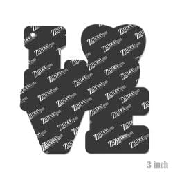 Alternative view of Love Tooth – Acrylic Keychain Blank (3") | Optional Sticker or UV DTF
