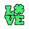 Love Clover – Acrylic Keychain Blank (3") | Optional Sticker or UV DTF