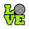 Love Sports Ball Acrylic Blank- Sticker- UV DTF (2.5 inch)