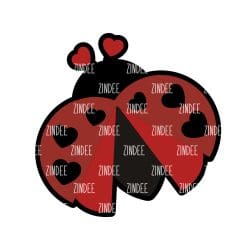 Lovebug Acrylic Blank- Sticker- UV DTF (2.5 inch)