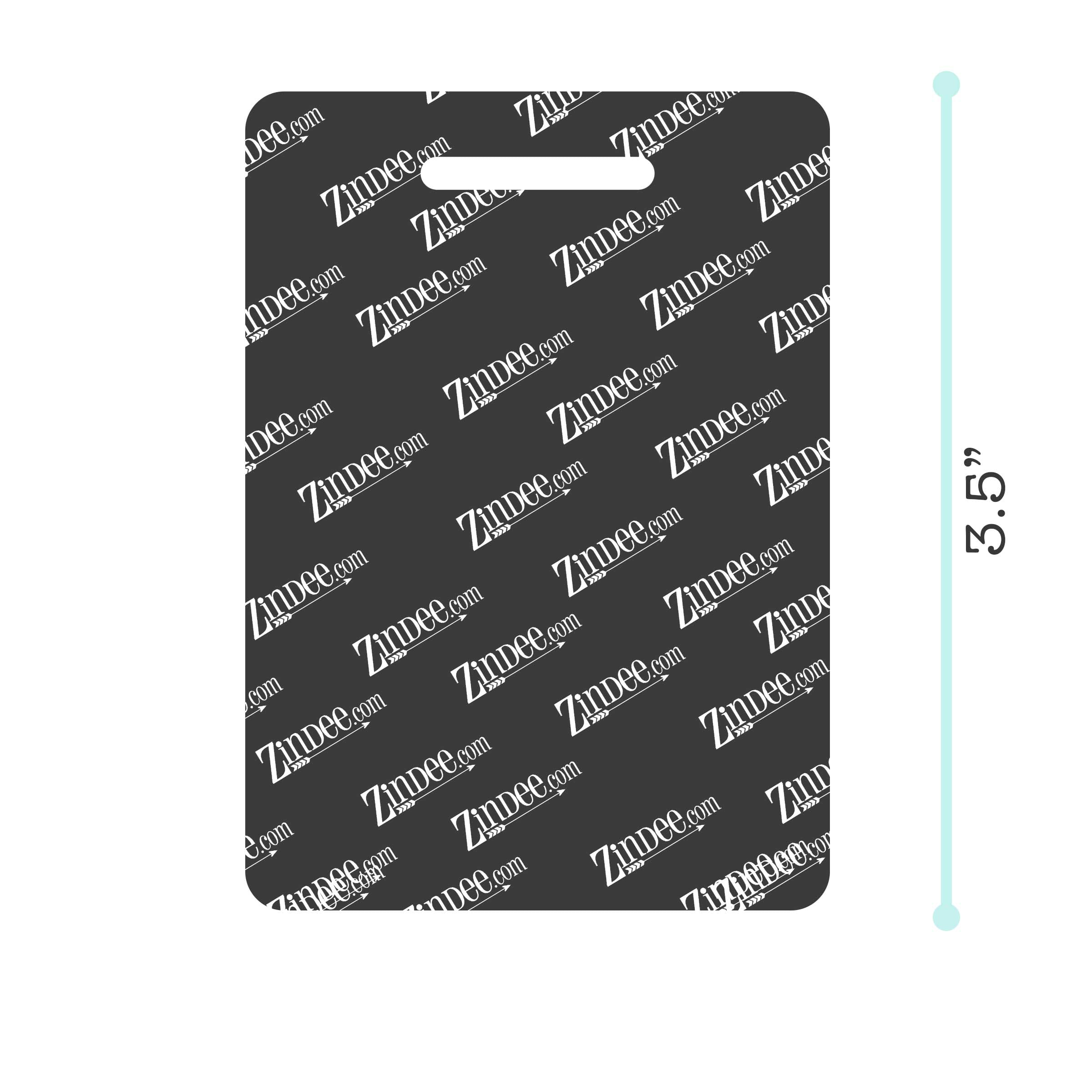 Alternative view of Luggage Tag Acrylic Blank- Sticker- UV DTF (3 inch)