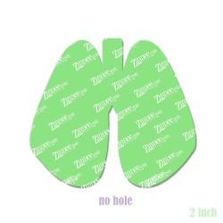 Alternative view of Lungs – Acrylic Badge Reel Blank (2") No Hole | Optional Sticker or UV DTF