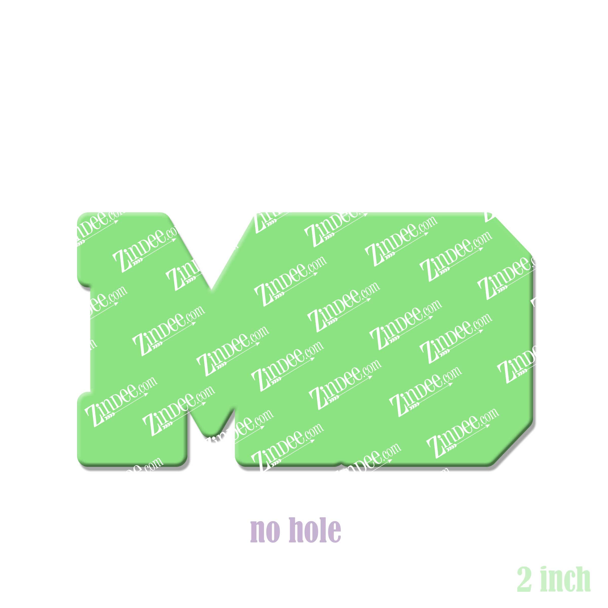 Alternative view of MD Acrylic Blank- Sticker- UV DTF (2 inch) NO HOLE