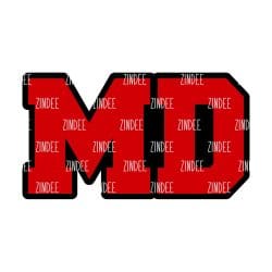 MD – Acrylic Badge Reel Blank (2") No Hole | Optional Sticker or UV DTF