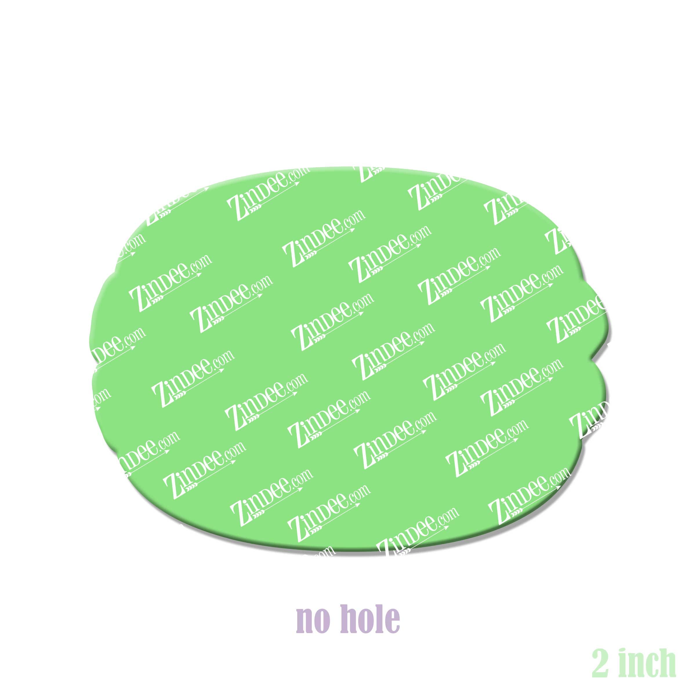 Alternative view of Macaron Acrylic Blank- Sticker- UV DTF (2 inch) NO HOLE