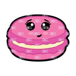 Macaron – Acrylic Badge Reel Blank (2") No Hole | Optional Sticker or UV DTF