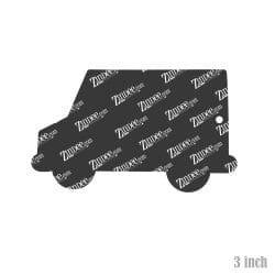 Alternative view of Mail Truck – Acrylic Keychain Blank (3") | Optional Sticker or UV DTF