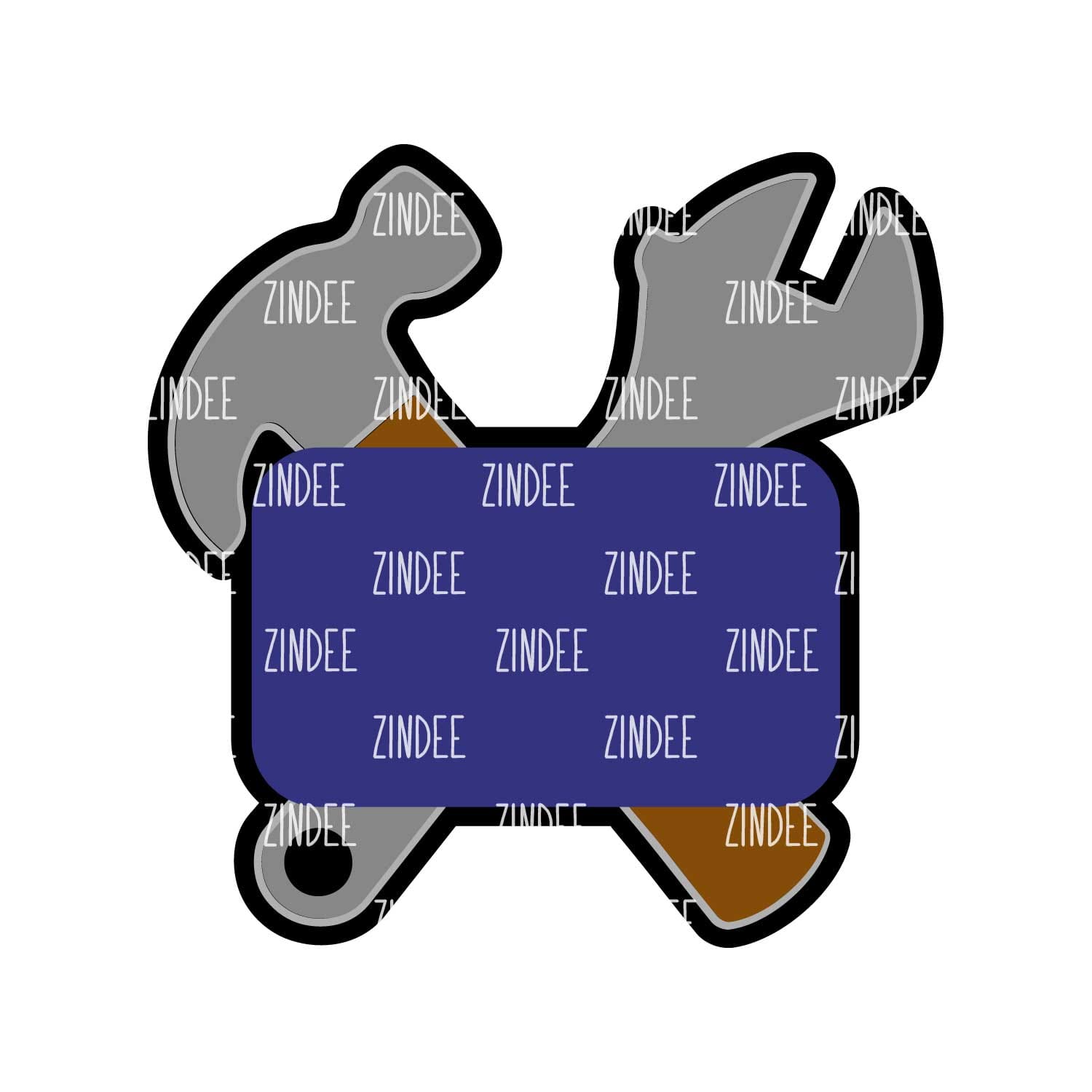 Alternative view of Maintenance Acrylic Blank- Sticker- UV DTF (2 inch) NO HOLE