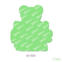 Make it a Double acrylic blank (2 inch) NO HOLE