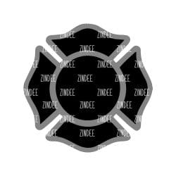 Maltese Cross Acrylic Blank- Sticker- UV DTF (1.5 inch)