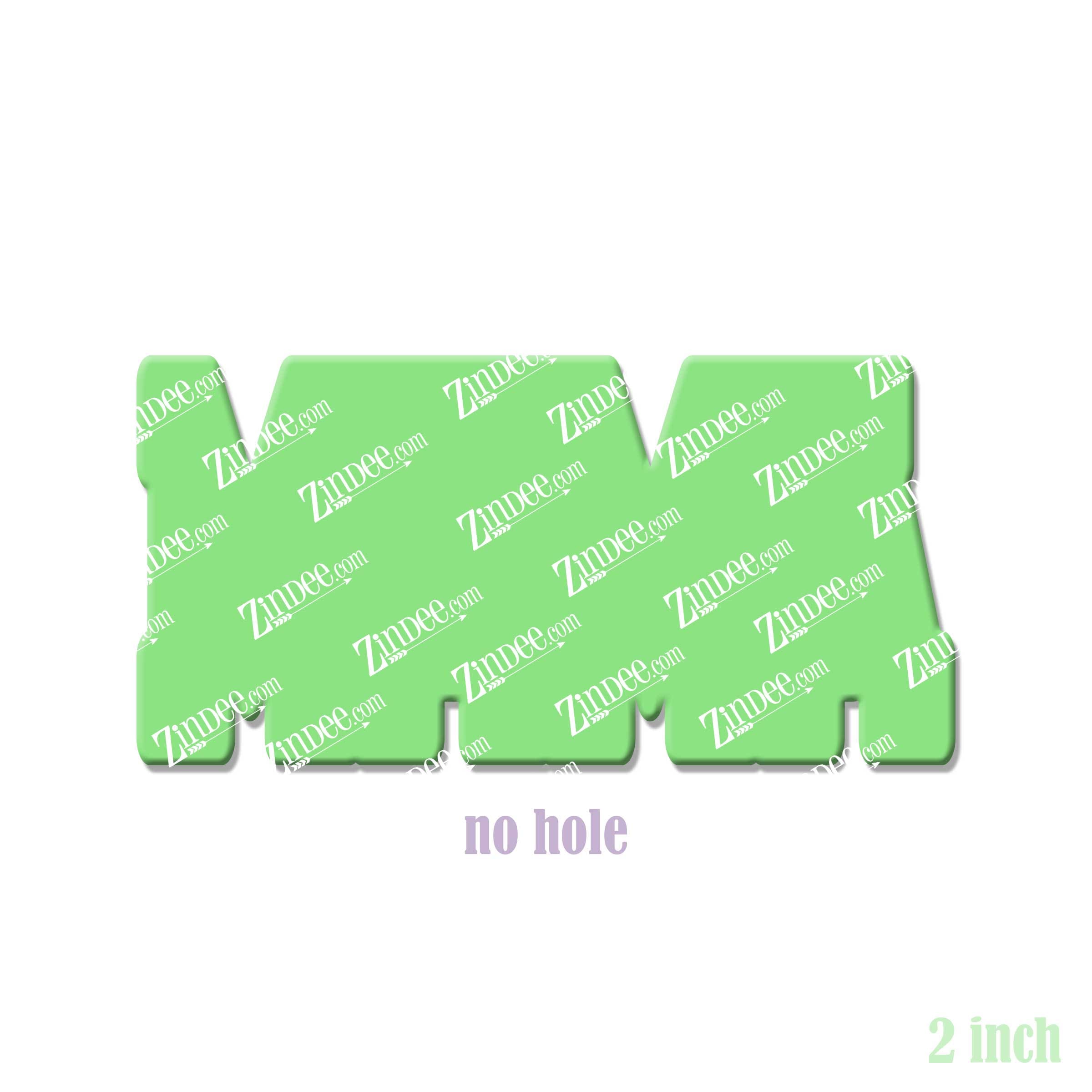 Mama (word) acrylic blank (2 inch) NO HOLE (5 piece minimum)