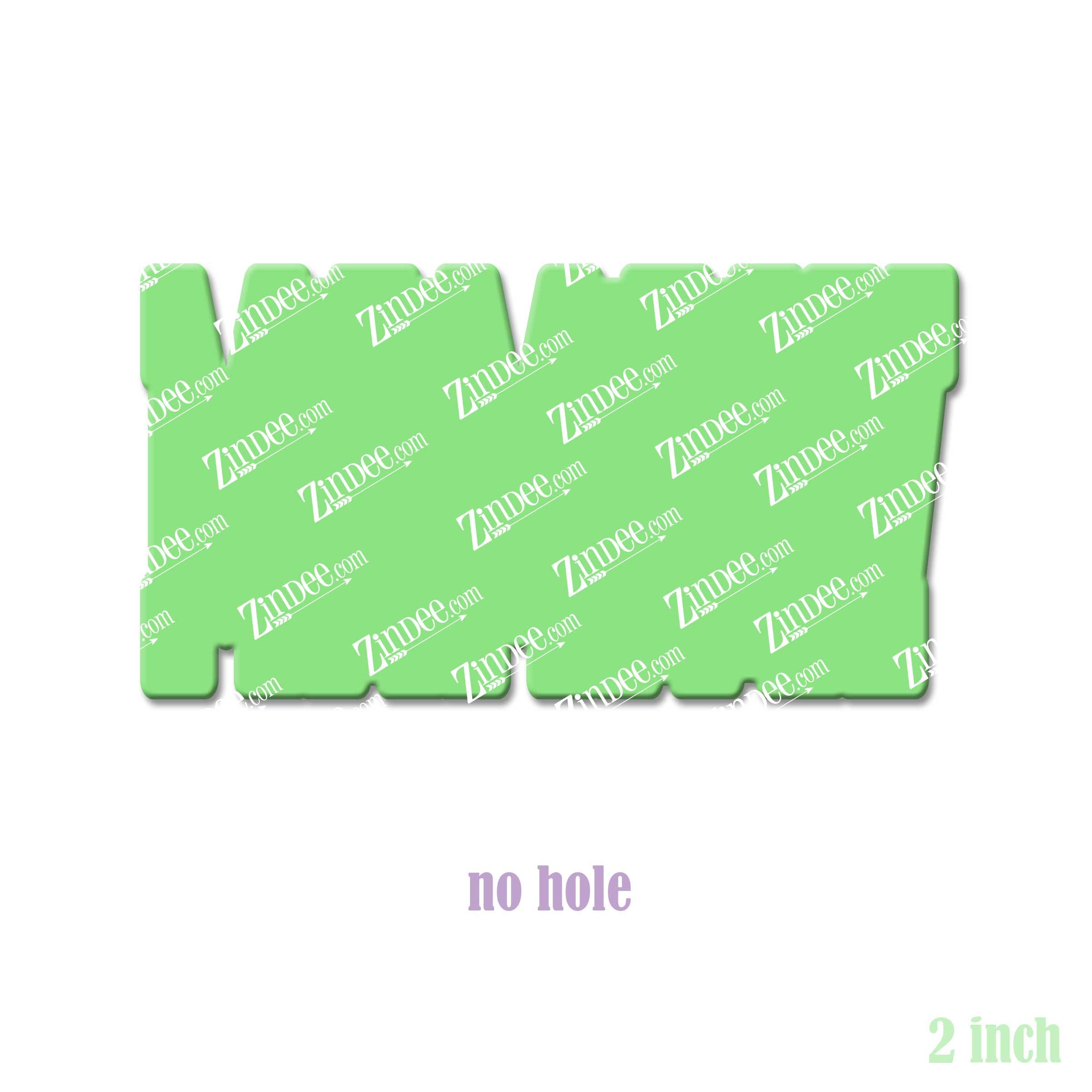 Mamaw (word) acrylic blank (2 inch) NO HOLE (5 piece minimum)