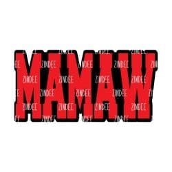 Mamaw (word) Acrylic Blank- Sticker- UV DTF (3 inch)