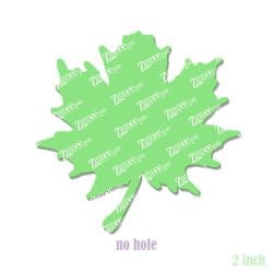 Alternative view of Maple Leaf – Acrylic Badge Reel Blank (2") No Hole | Optional Sticker or UV DTF