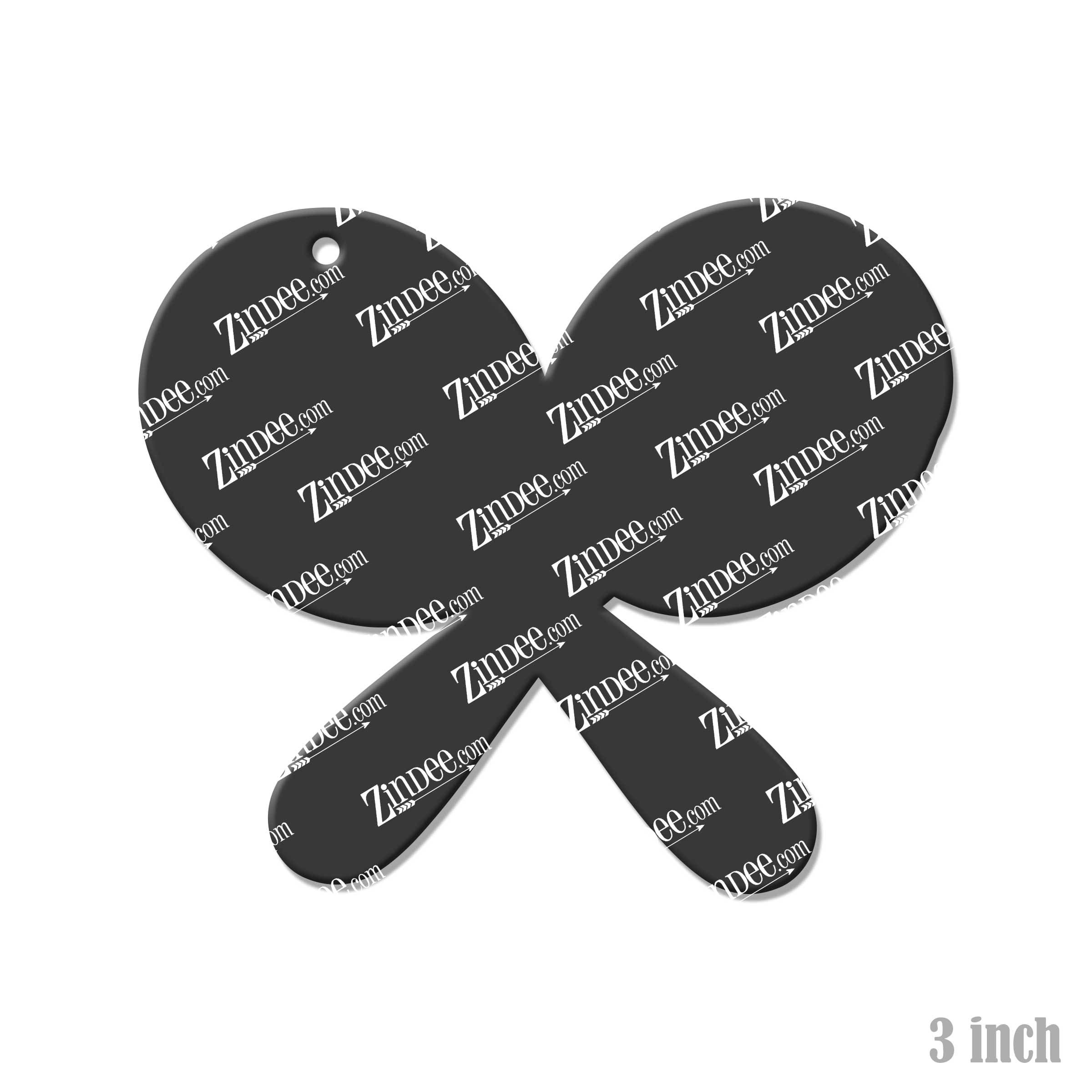 Maracas acrylic blank (3 inch) (5 piece minimum)