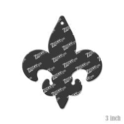 Alternative view of Mardi Gras Fleur De Lis Acrylic Blank- Sticker- UV DTF (3 inch)