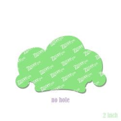 Alternative view of Mardi Gras Hat – Acrylic Badge Reel Blank (2") No Hole | Optional Sticker or UV DTF