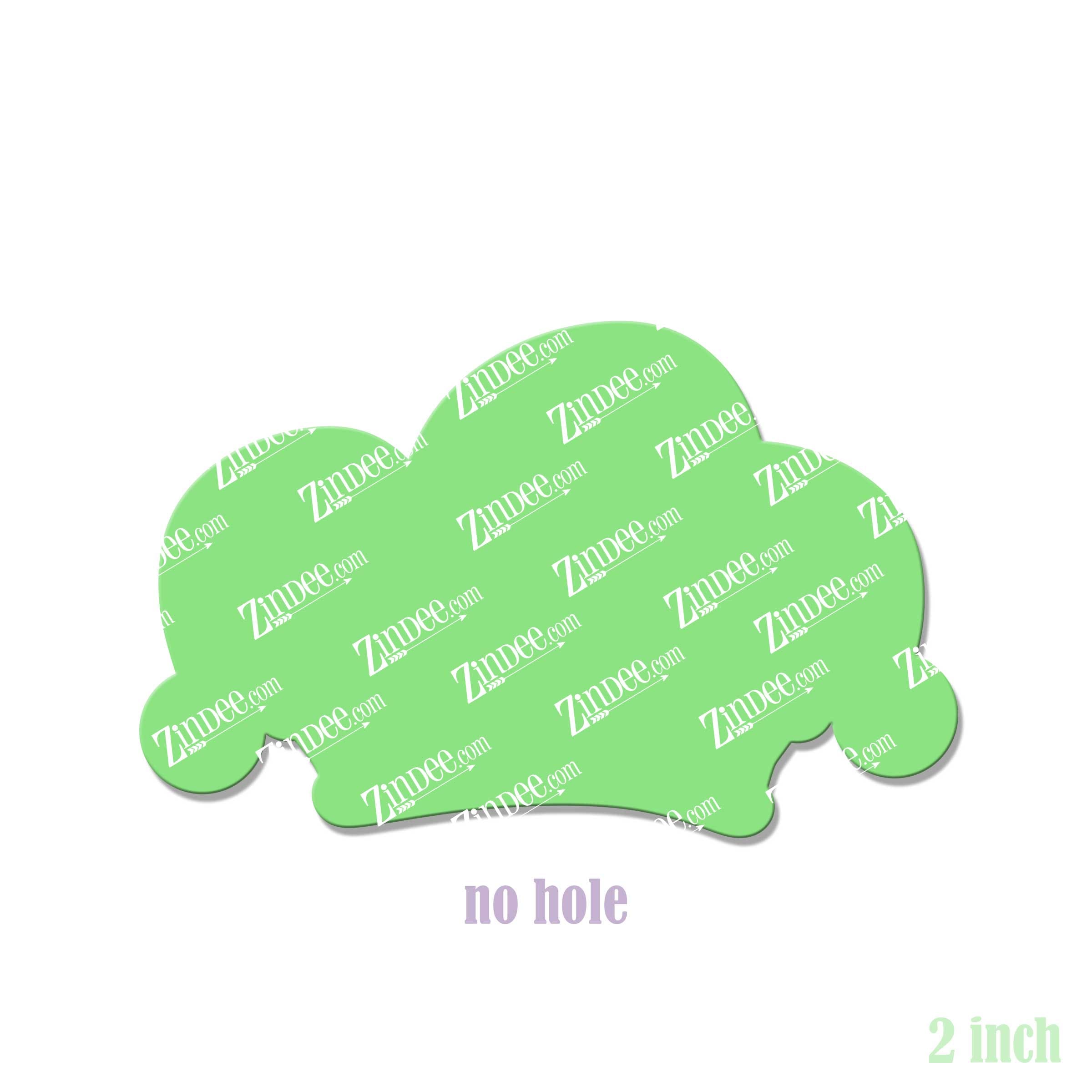 Alternative view of Mardi Gras Hat Acrylic Blank- Sticker- UV DTF (2 inch) NO HOLE