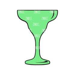 Alternative view of Margarita acrylic blank (3 inch)