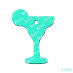 Alternative view of Margarita with Lime Acrylic Blank- Sticker- UV DTF (1.5 inch)
