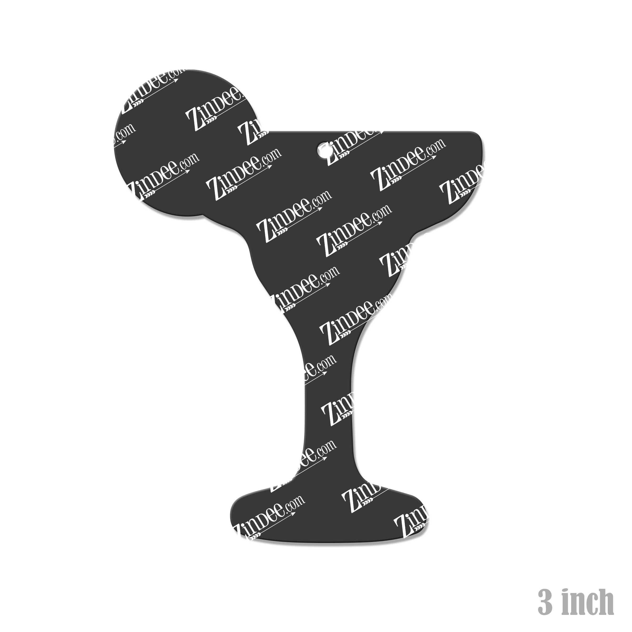 Alternative view of Margarita with Lime Acrylic Blank- Sticker- UV DTF (3 inch)