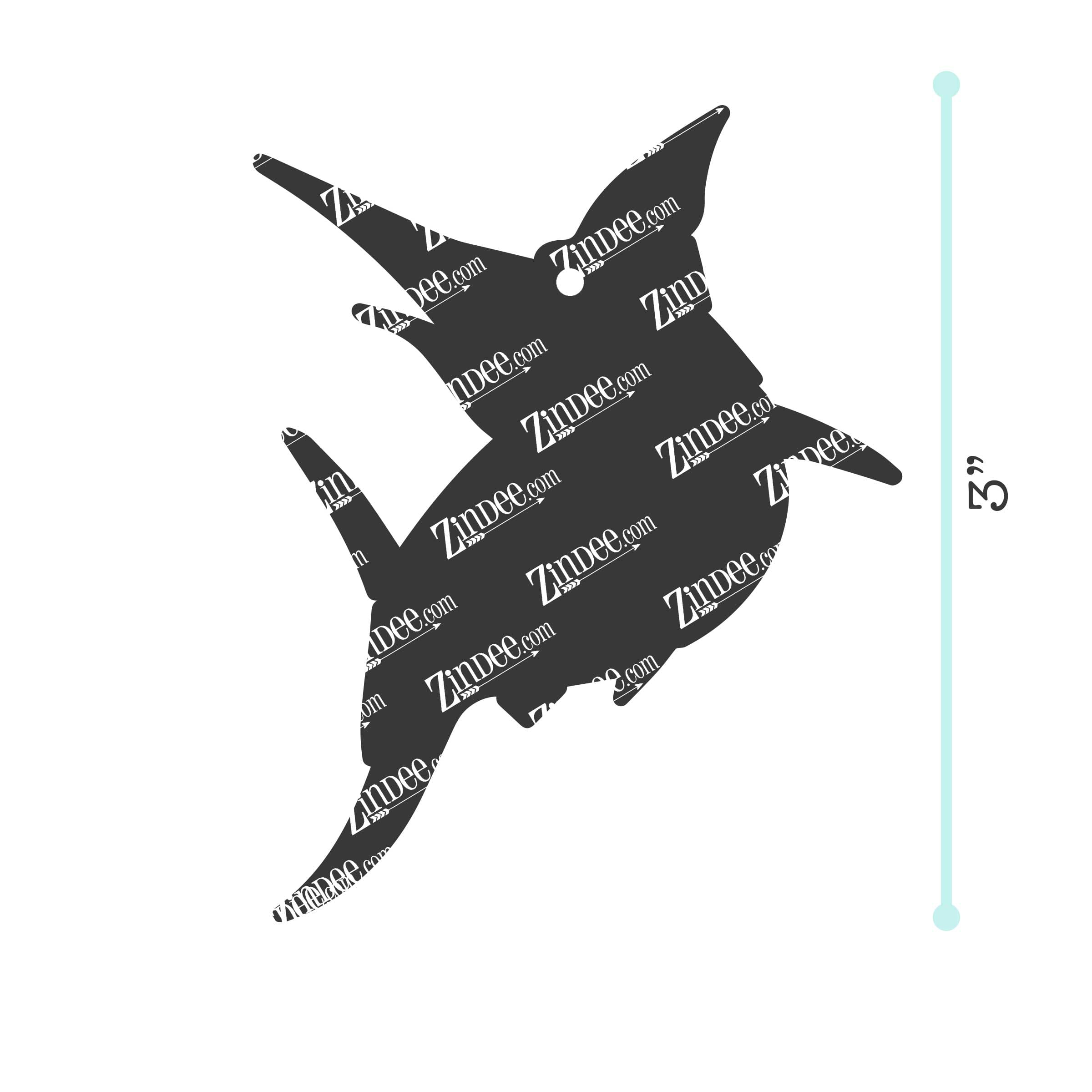 Marlin acrylic blank (3 inch)