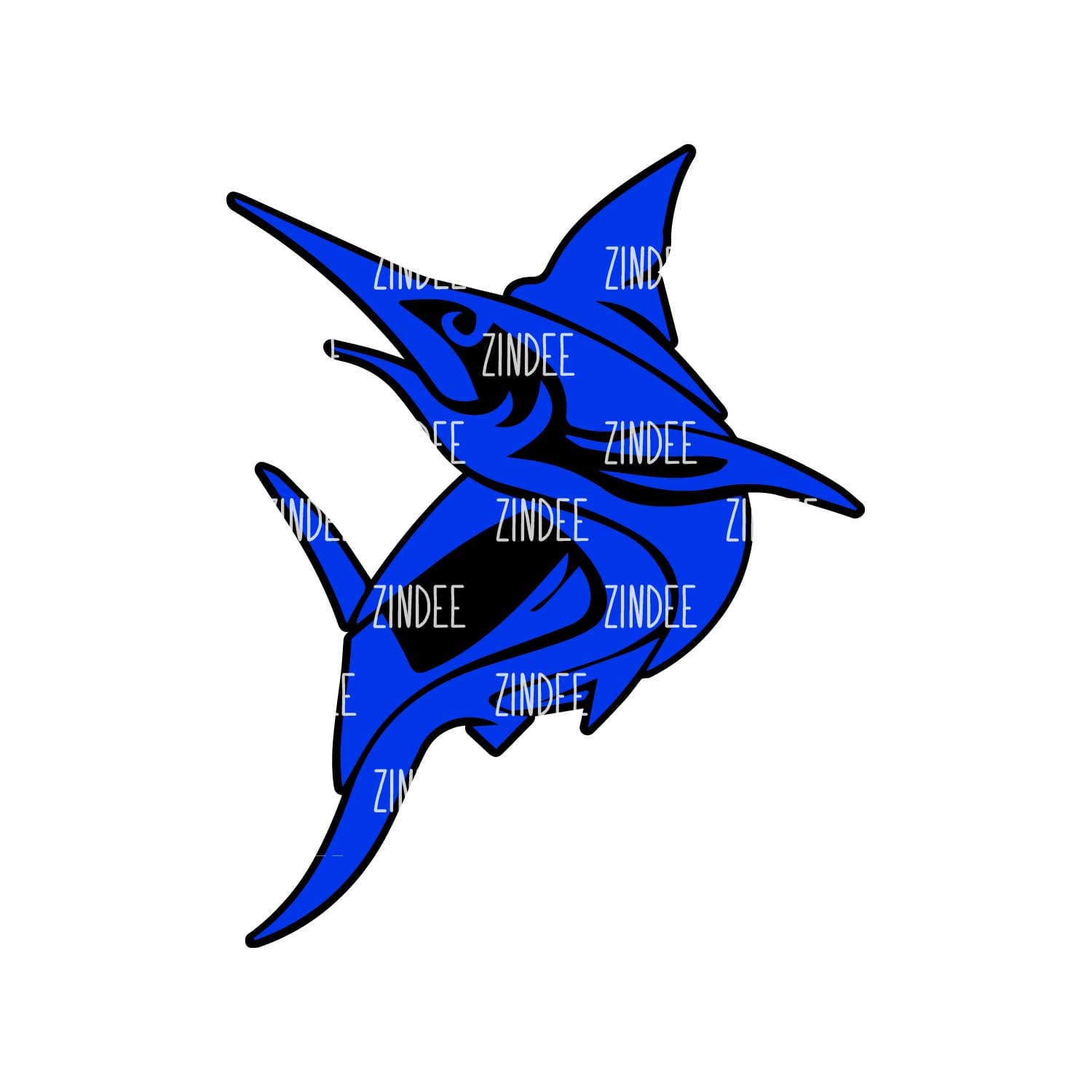 Alternative view of Marlin acrylic blank (3 inch)