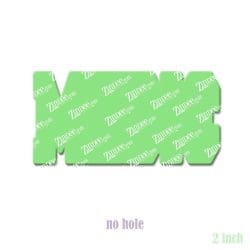 Alternative view of Medic (word) – Acrylic Badge Reel Blank (2") No Hole | Optional Sticker or UV DTF