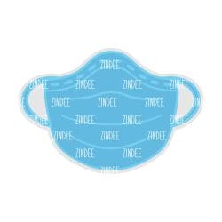 Medical Face Mask – Acrylic Keychain Blank (3") | Optional Sticker or UV DTF