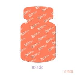 Medicine Vial 2 inch (lightweight acrylic) NO HOLE