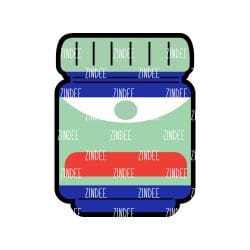 Medicine Jar Acrylic Blank- Sticker- UV DTF (2.5 inch)