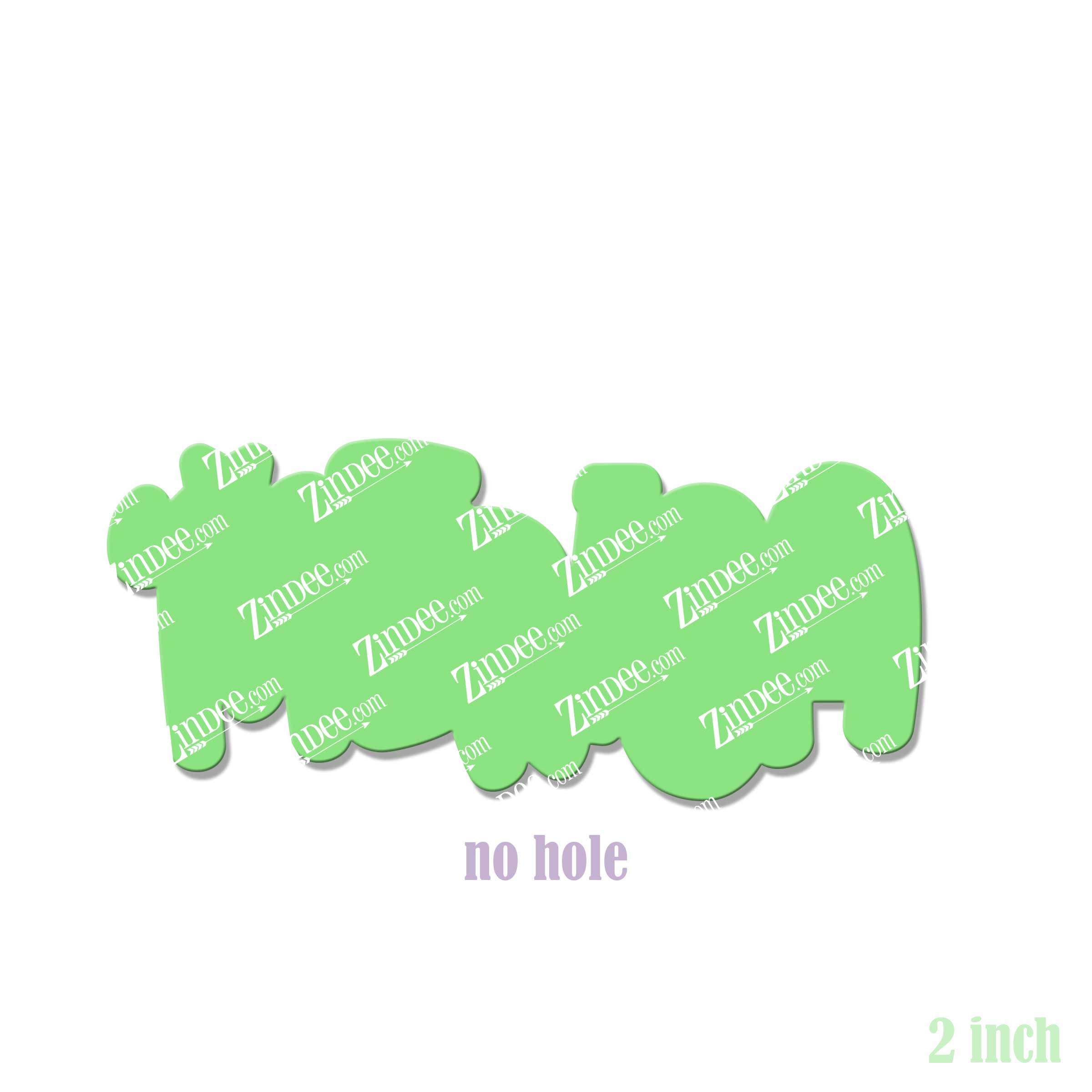 Alternative view of Merica Acrylic Blank- Sticker- UV DTF (2 inch) NO HOLE