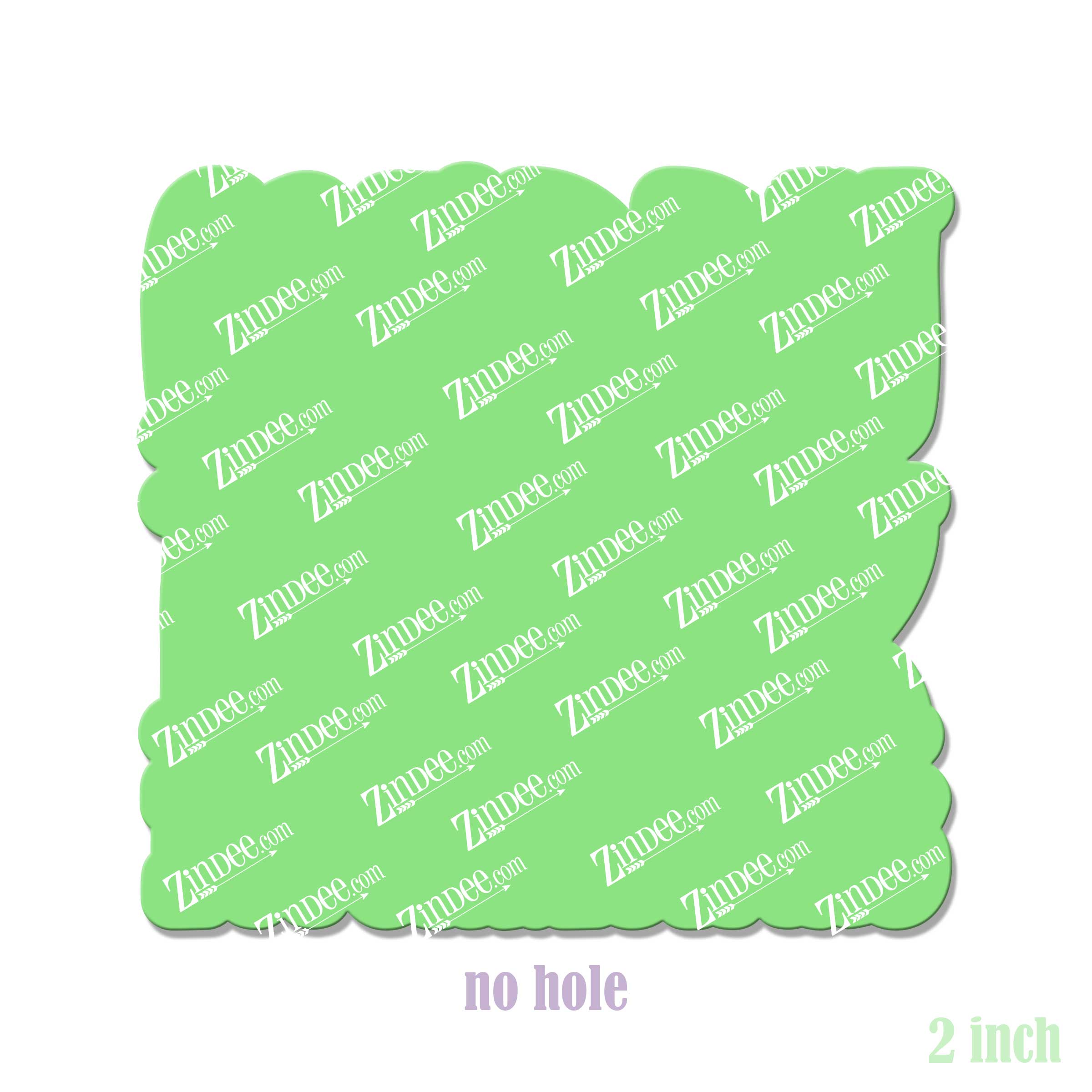 Alternative view of Merry Drunk Acrylic Blank- Sticker- UV DTF (2 inch) NO HOLE