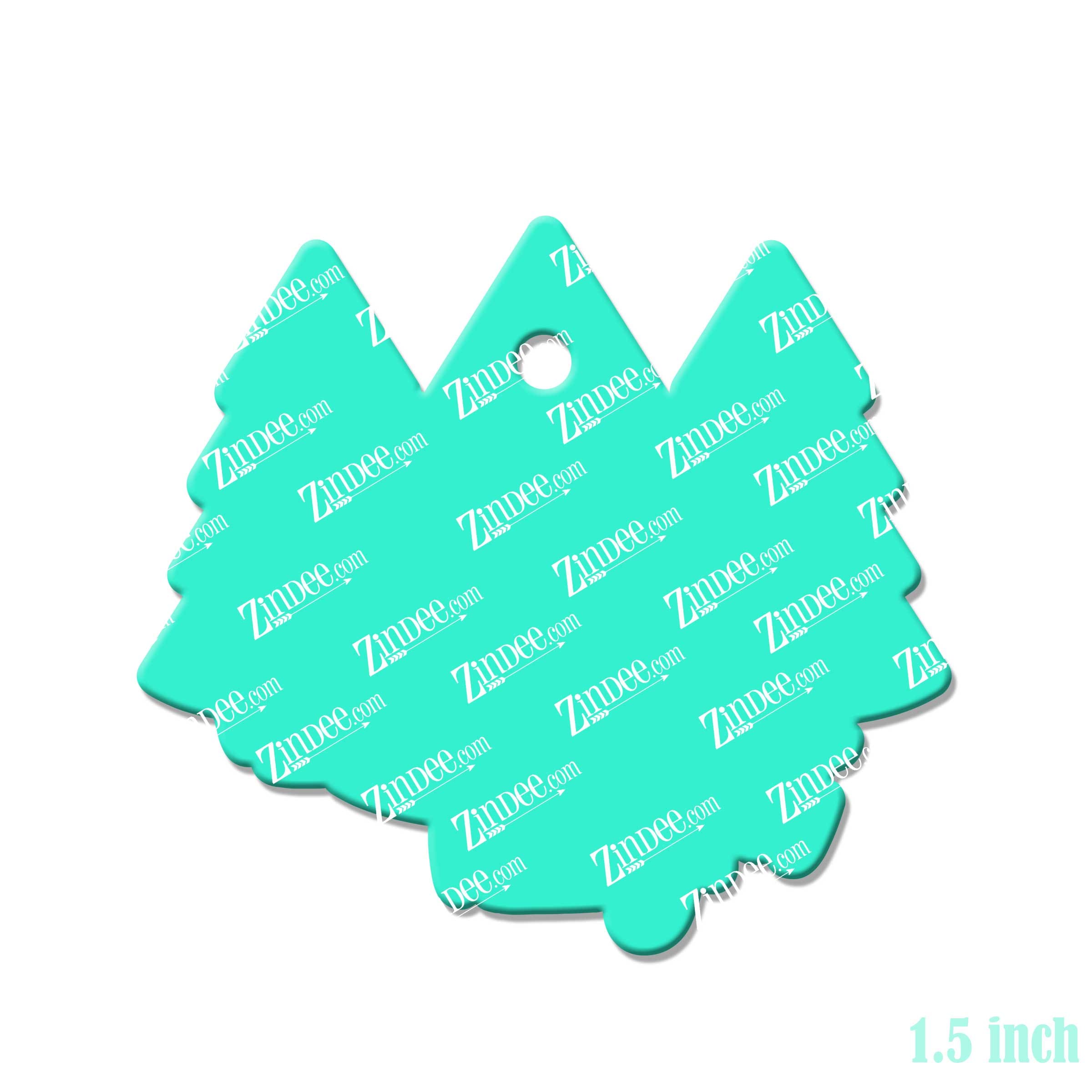 Merry and Bright Acrylic Blank- Sticker- UV DTF (1.5 inch) - Image 2