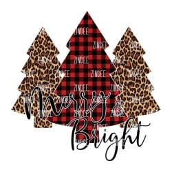 Merry and Bright Leopard Buffalo (download)