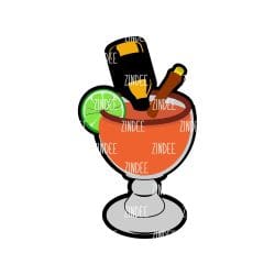 Michelada acrylic blank (3 inch) - Image 2