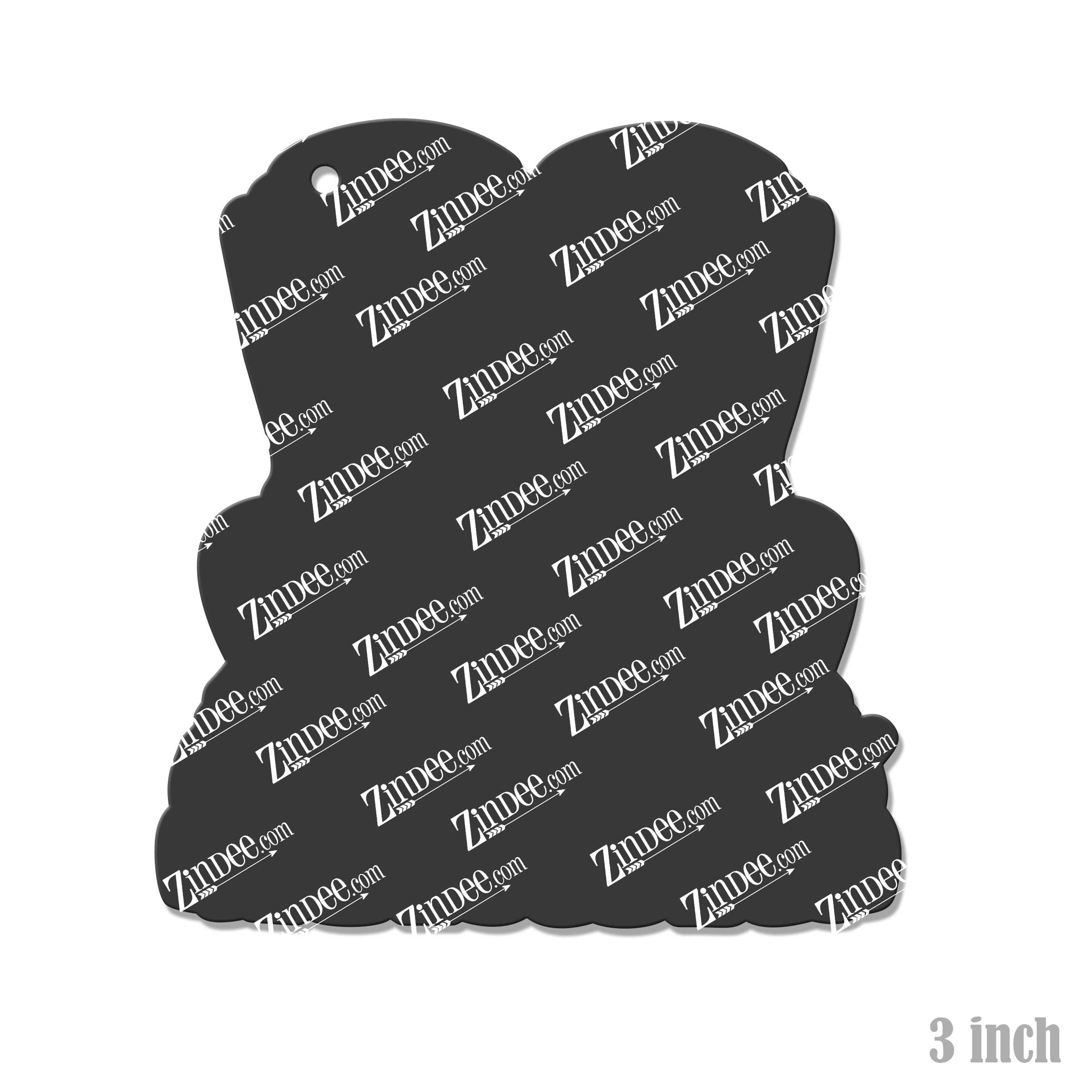 Alternative view of Military Boots Acrylic Blank- Sticker- UV DTF (3 inch)