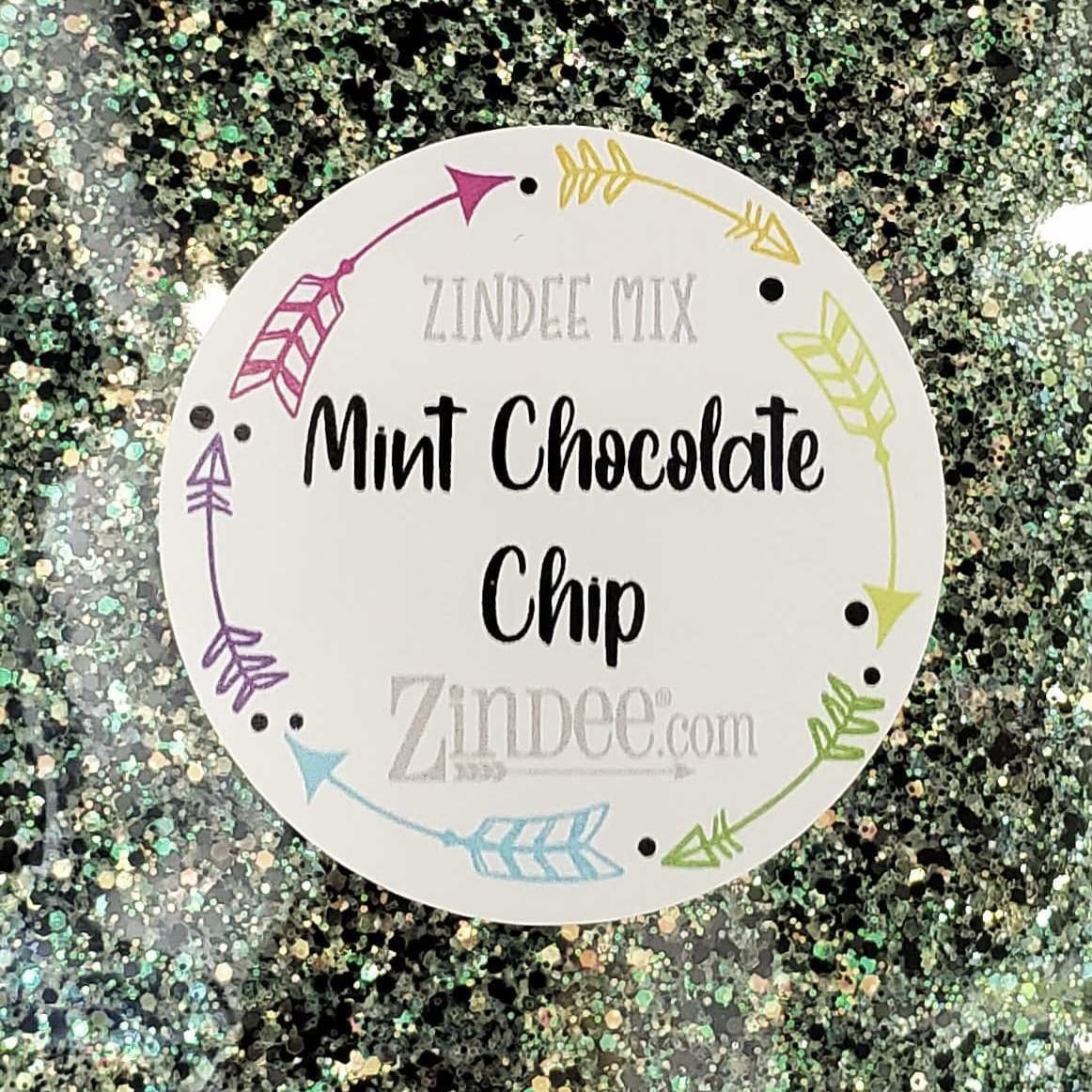 Alternative view of Mint Chocolate Chip Polyester Glitter (SAMPLE SIZE) ZINDEE MIX
