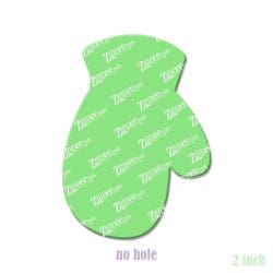 Mitten acrylic blank (2 inch) NO HOLE