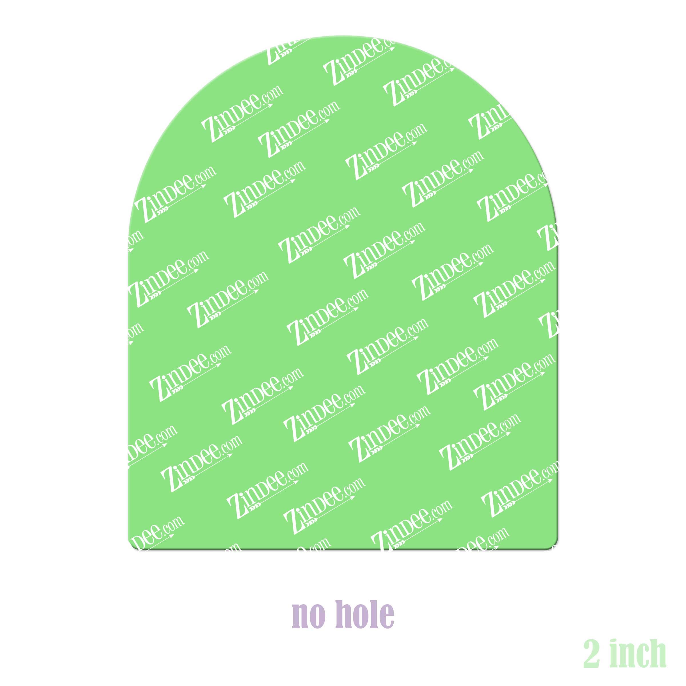 Alternative view of Modern Arch Acrylic Blank- Sticker- UV DTF (2 inch) NO HOLE