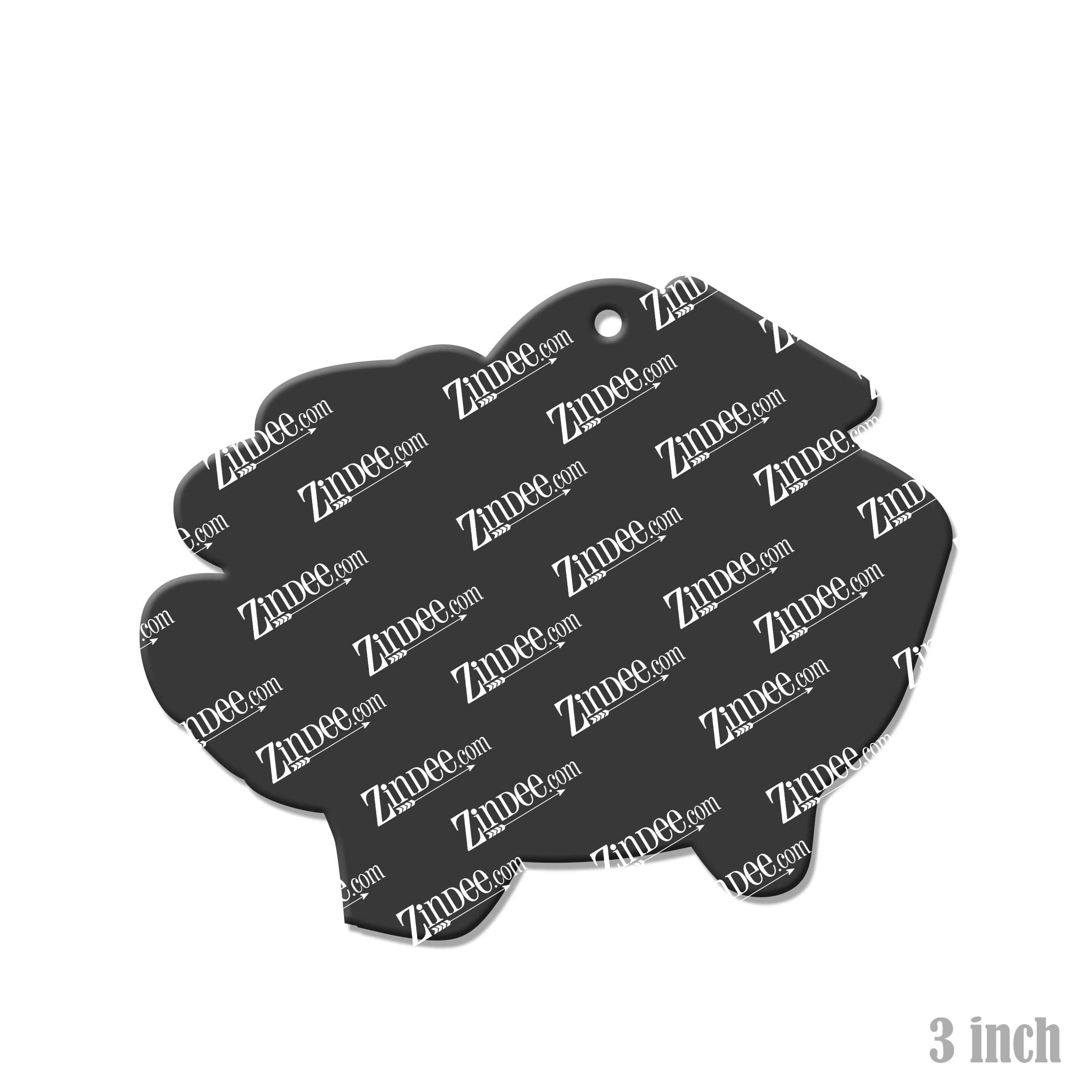 Alternative view of Molcajete with Guac Acrylic Blank- Sticker- UV DTF (3 inch)